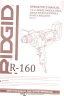 Ridgid-Ridgid 1/2\" R7121, Spade Handle Drill, Eng-Fra-Esp, Operators Manual Year (2006)-R7121-01